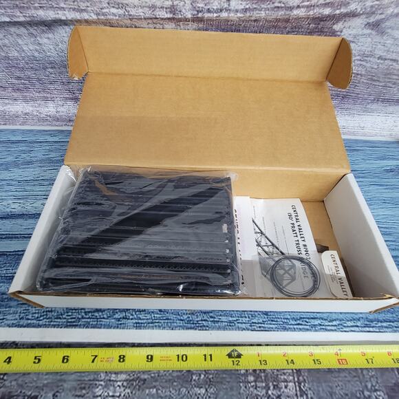 H.O scale central valley #1902 150' pratt truss bridge sealed - Picture 6 of 6